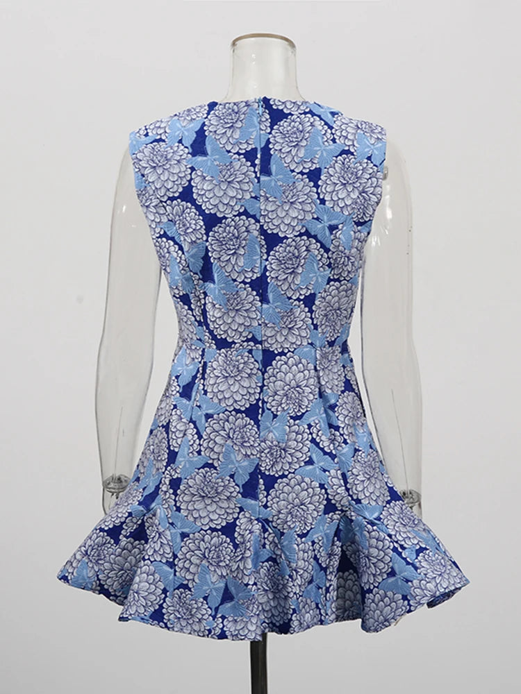 Print Mini Dress