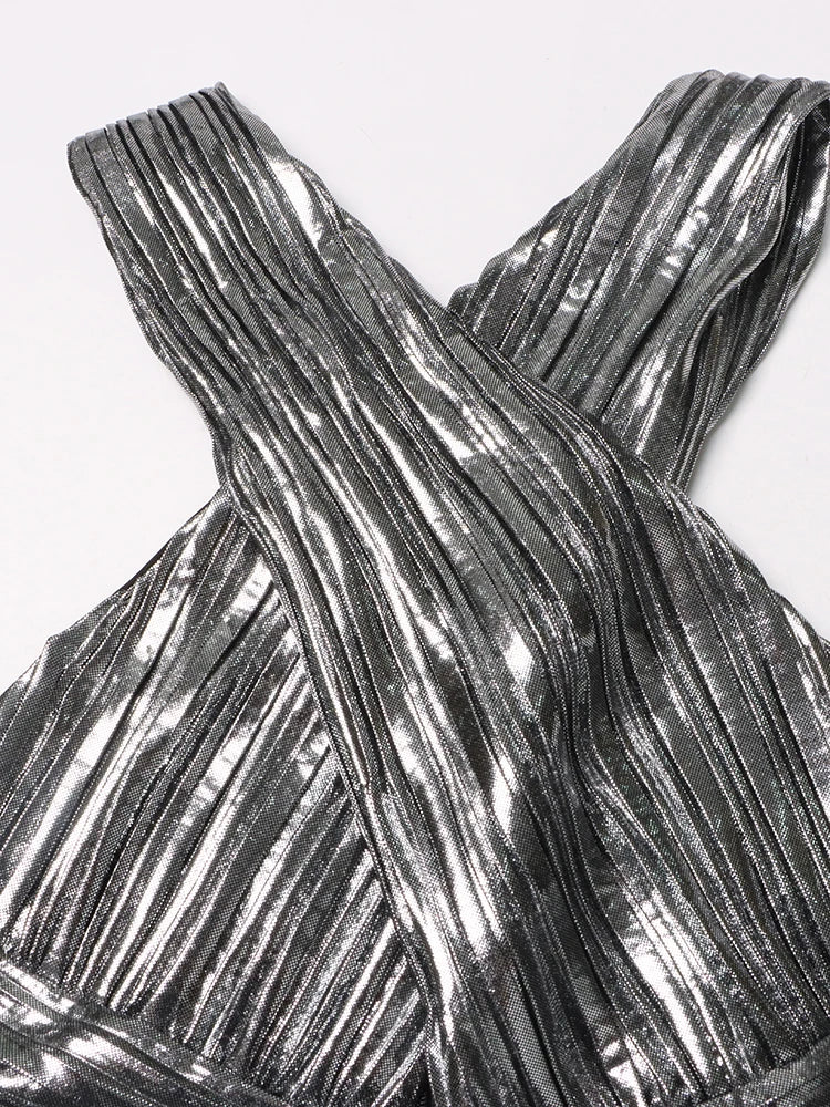 Halter Neck Evening Gown