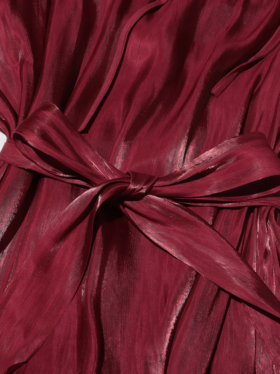 Belted Maxi Dress