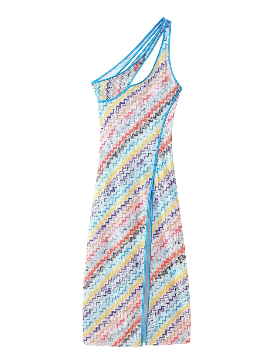 Colorful Print Dress