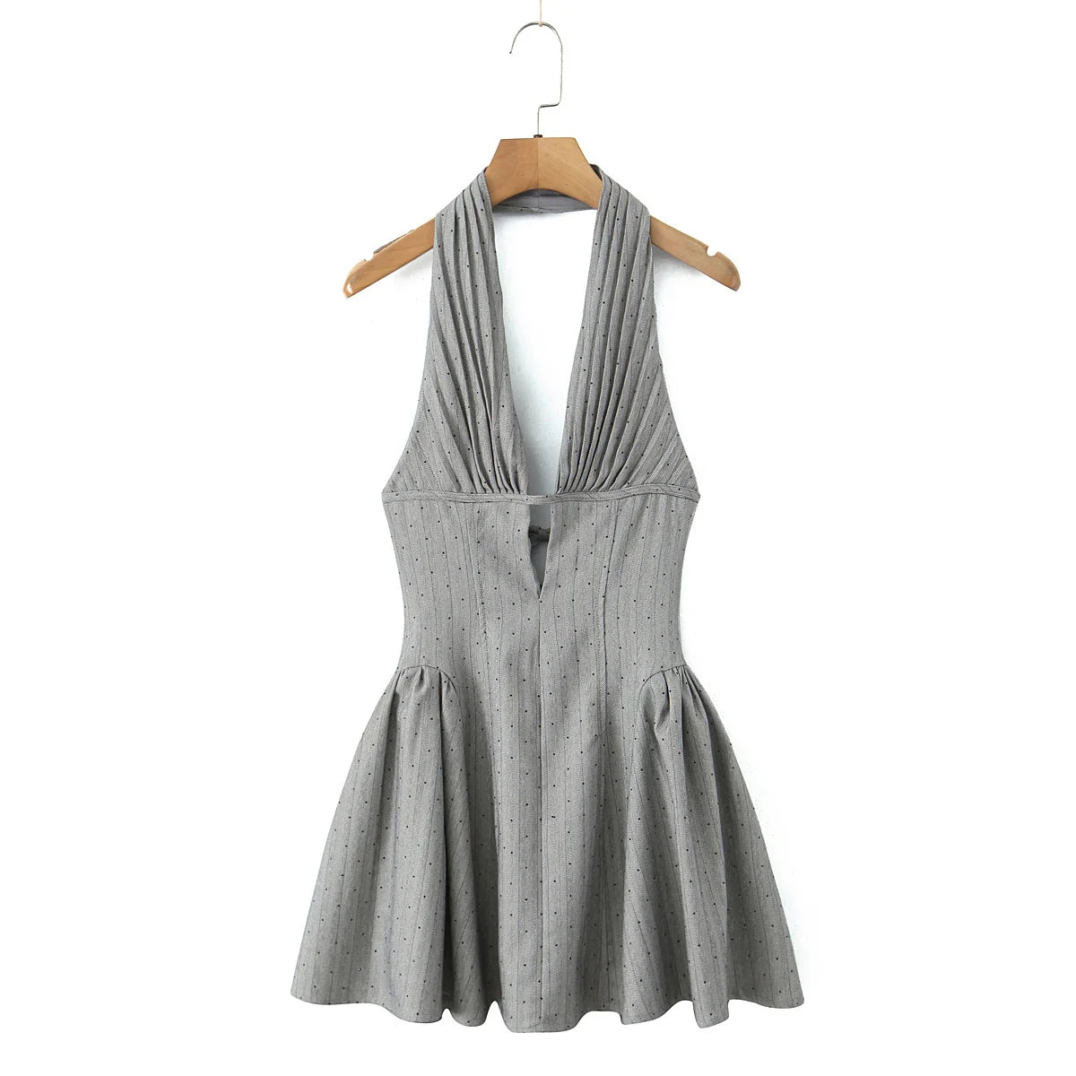 Polka Dot Halter Dress