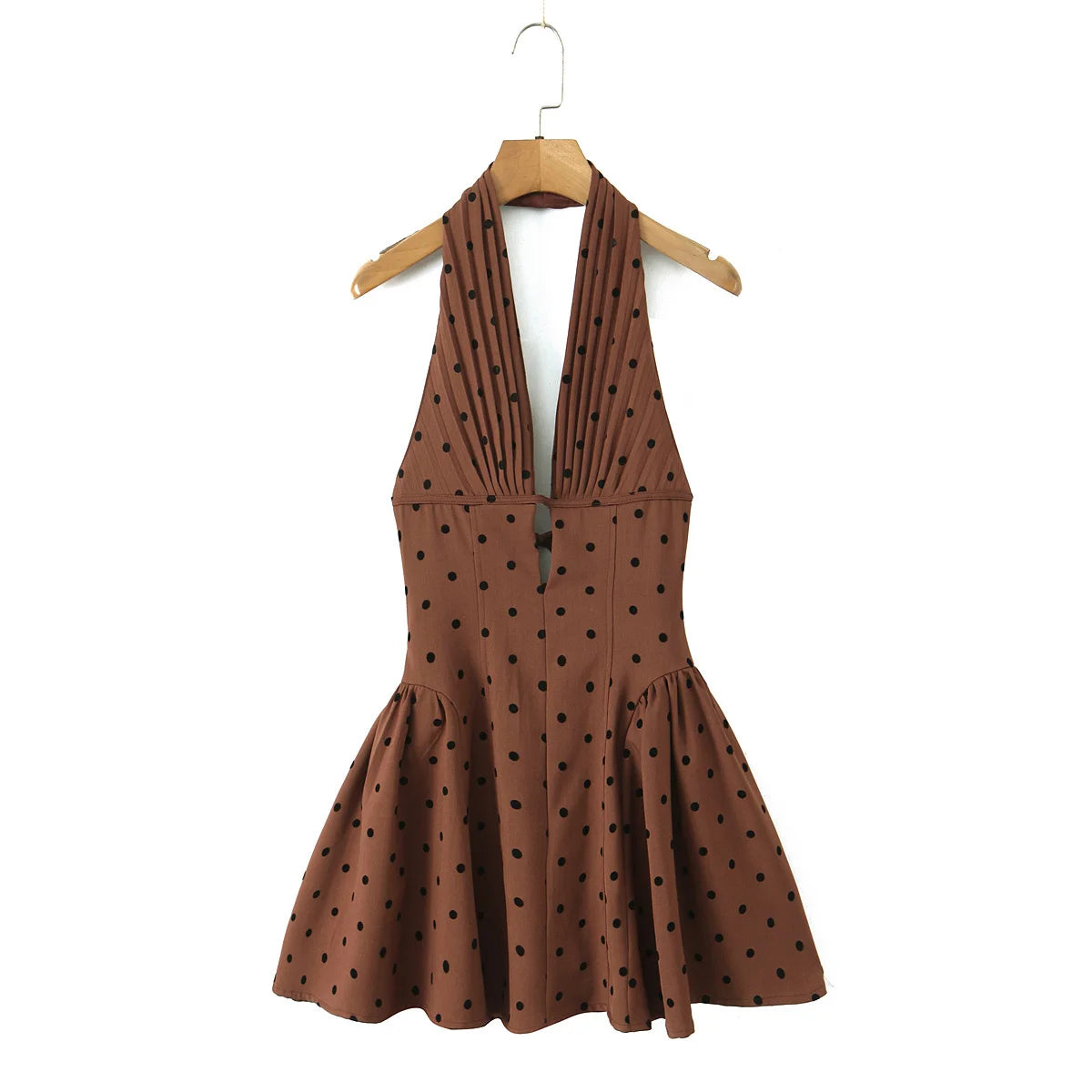 Polka Dot Halter Dress