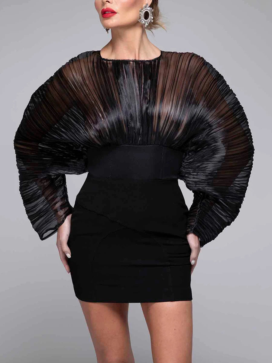 Black Organza Dress