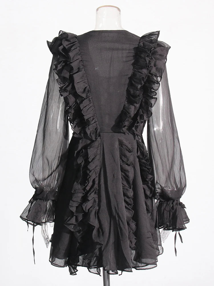 Ruffles Mini Dress