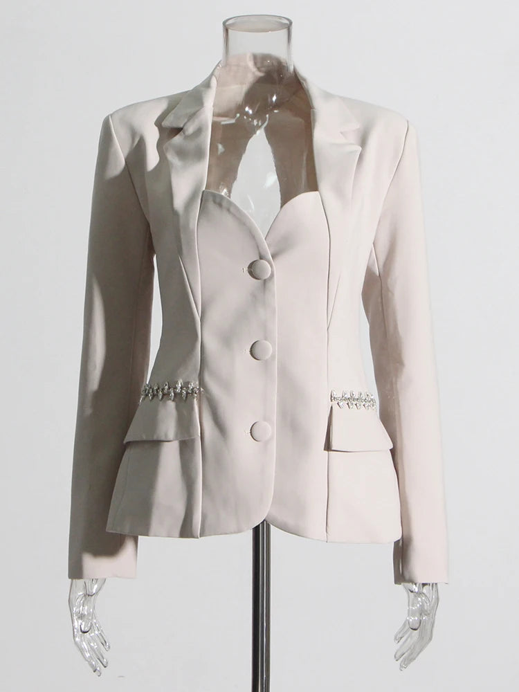 Back Cutout Blazer