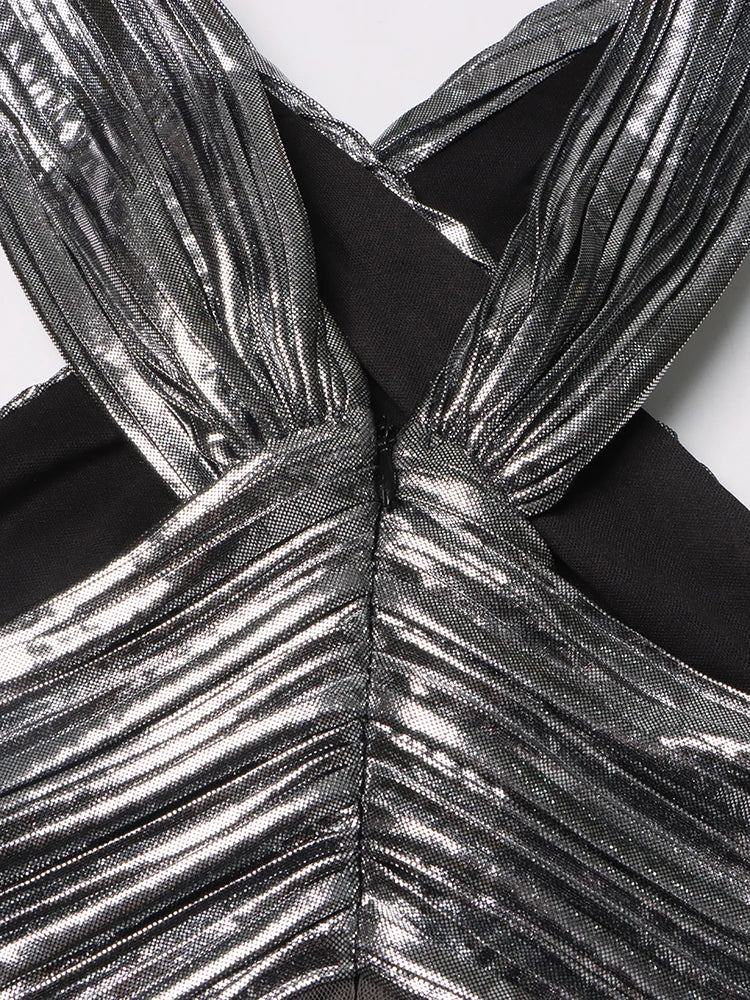 Halter Neck Evening Gown