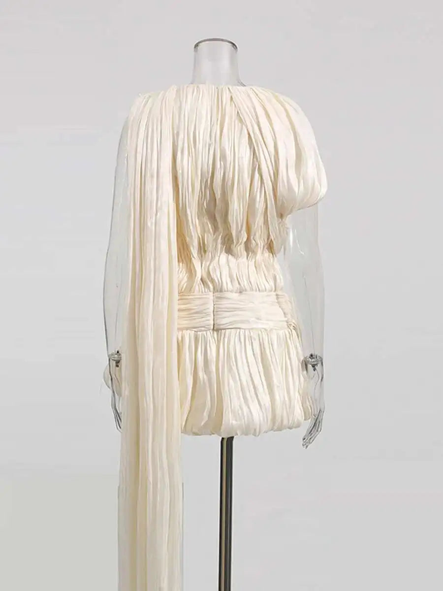 Draped Mini Dress