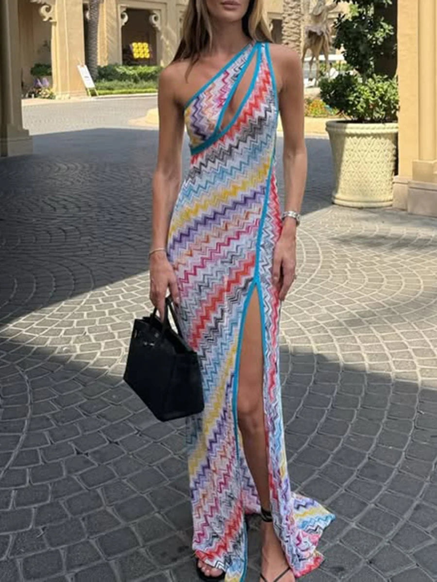 Colorful Print Dress