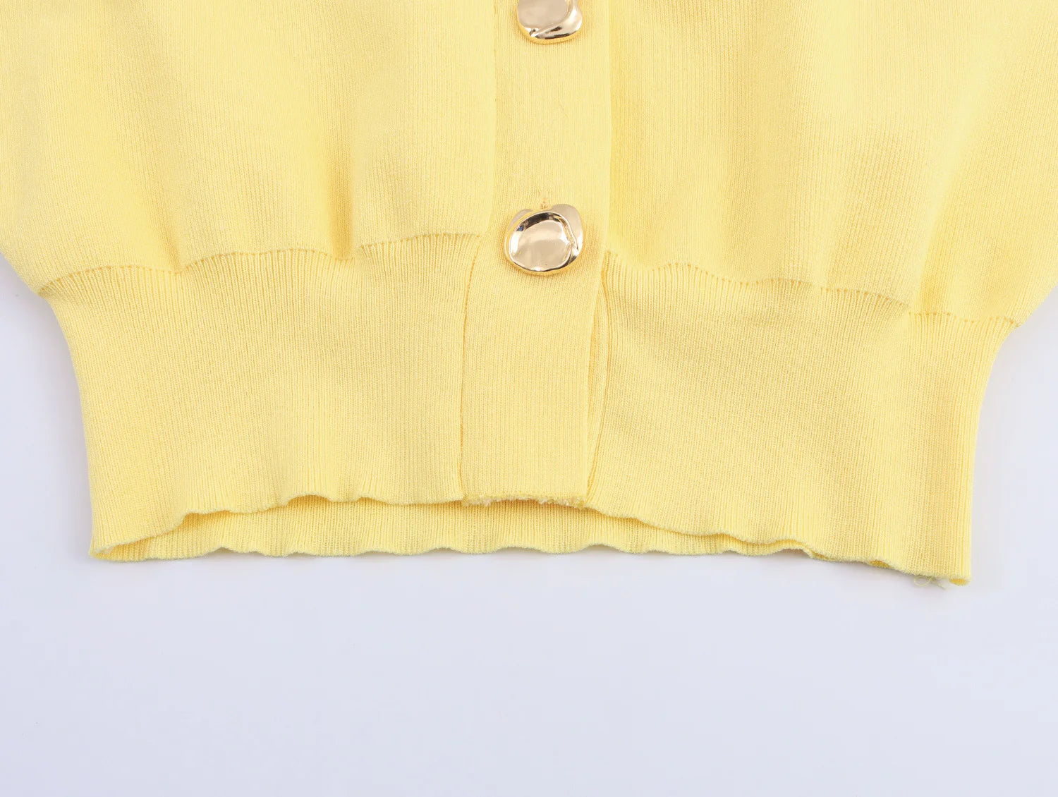 Yellow Knit Top