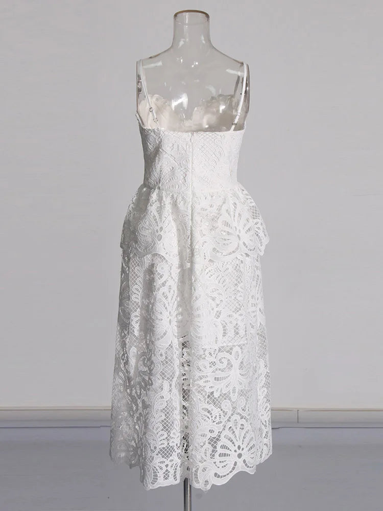 Embroidery Lace Dress