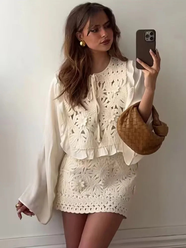 Top and Skirt Set