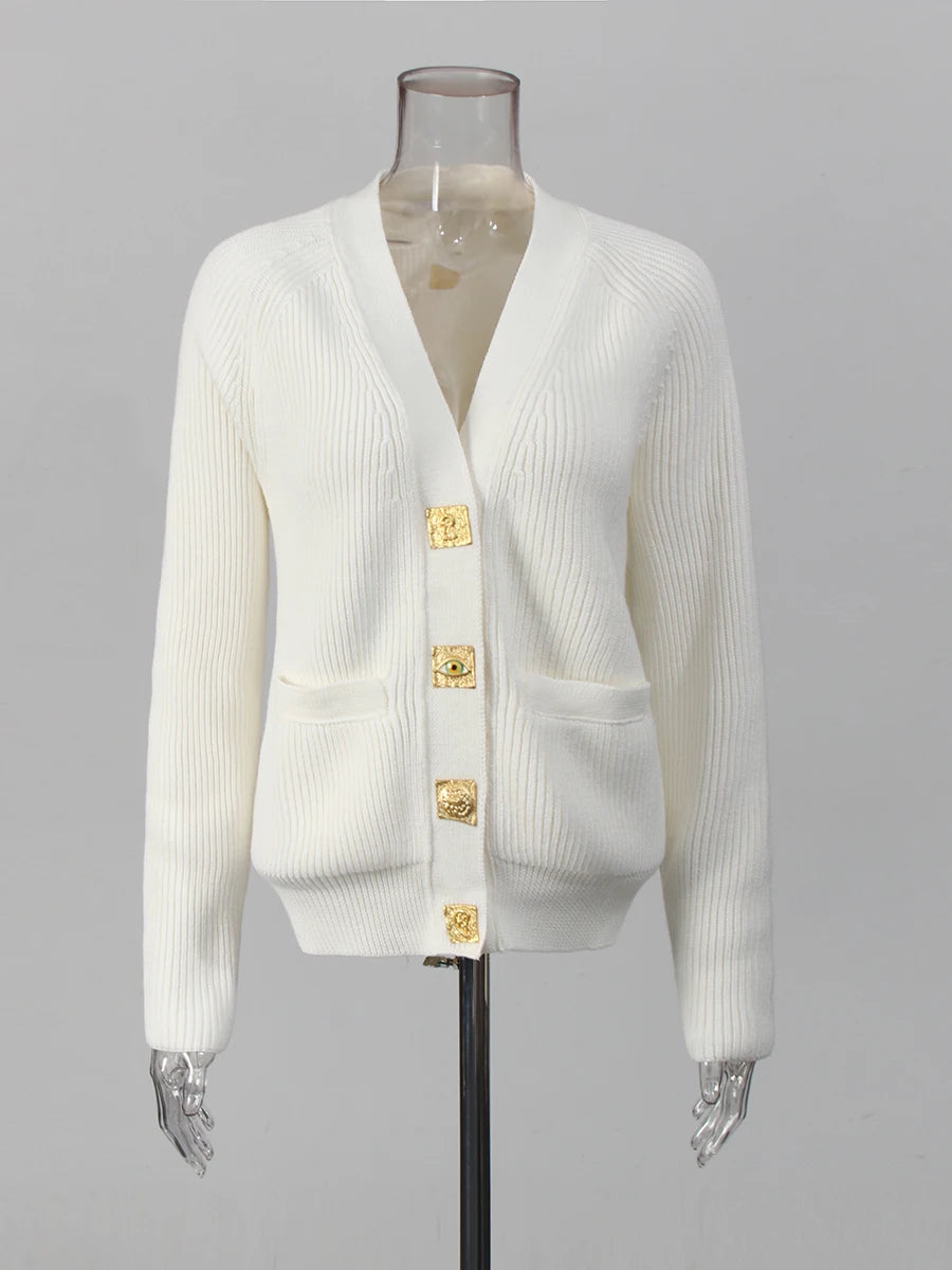 White Cardigan | Zalia Atelier