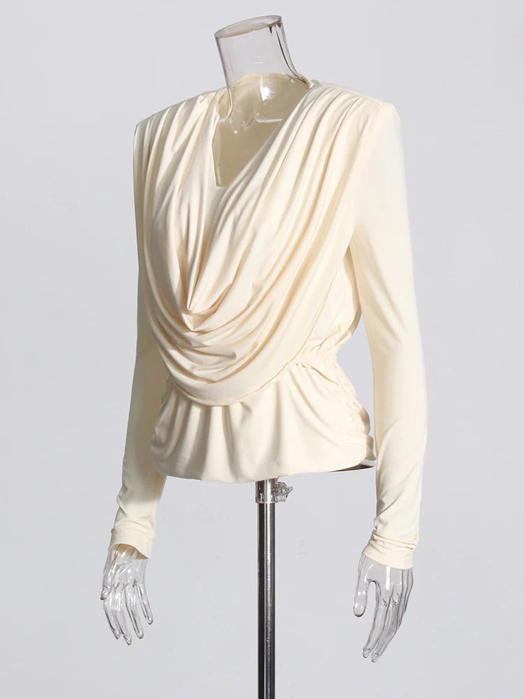 Zalia Atelier | Long Sleeve Top White