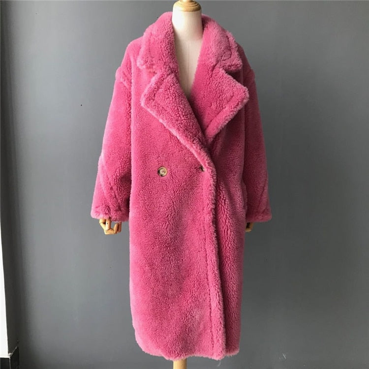Real Wool Teddy Coat