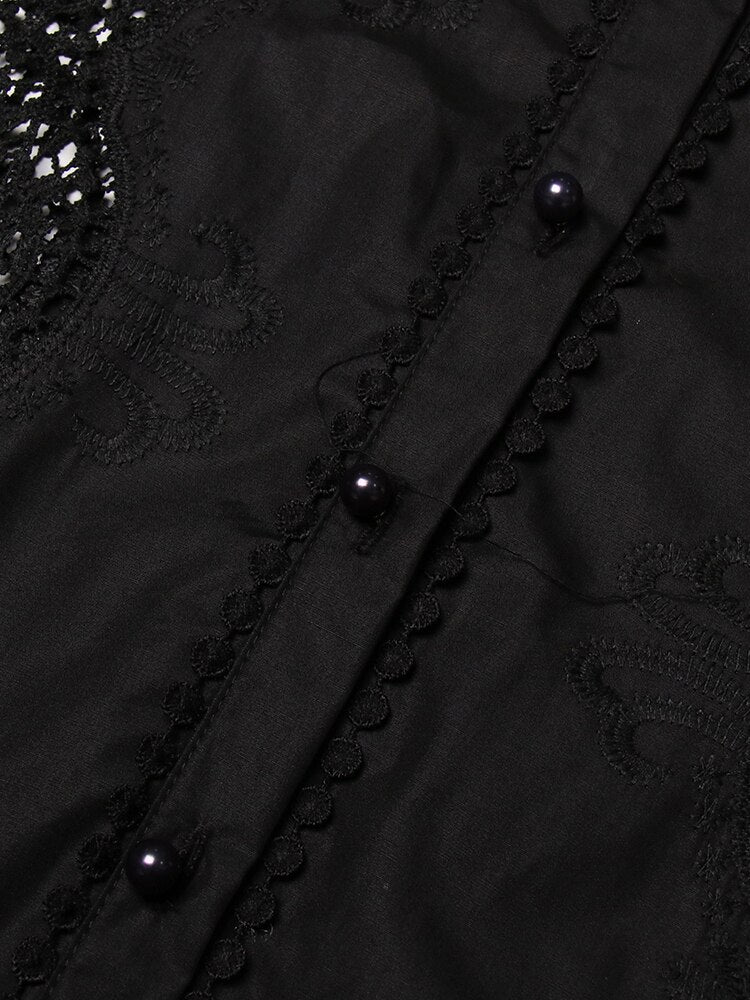 Embroidered Lace Dress