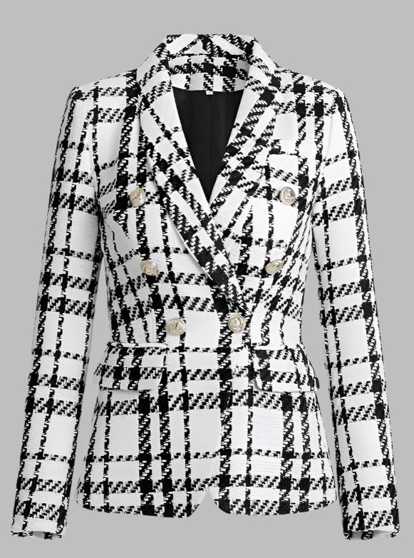 Plaid Blazer
