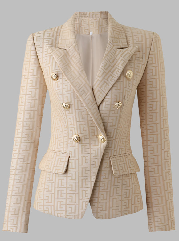Designer Inspired Pattern Blazer
